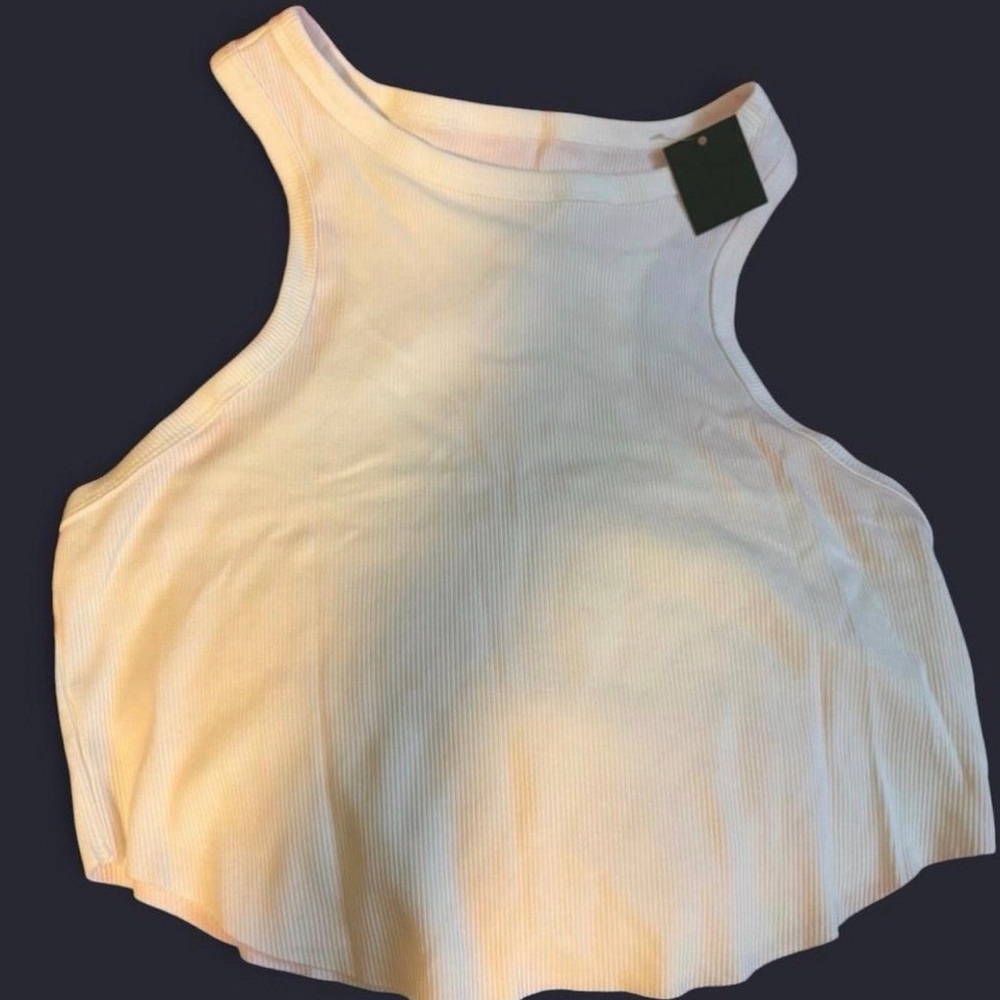 Two Wild Fable Ribbed Sleeveless Tops in White - Picture 2 of 3